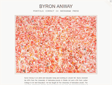 Tablet Screenshot of byronanwayart.com